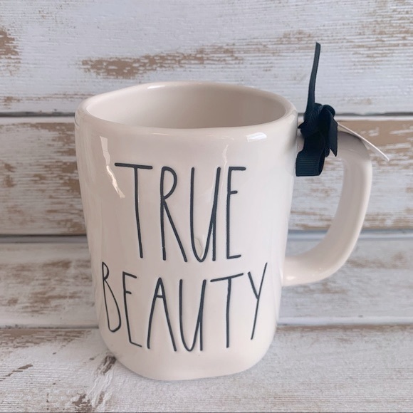 Rae Dunn Disney Princess Double-Sided Belle Ceramic Mug - Picture 1 of 4